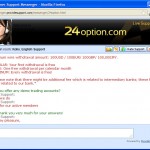 24option faq and chat