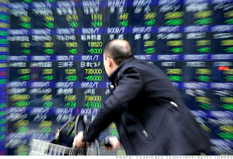 Japan Stock exchange screen boards