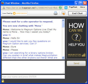 MagnumOption FAQ Chat 