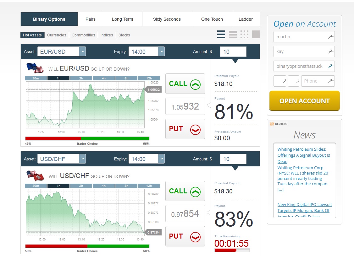 10trade binary options broker review