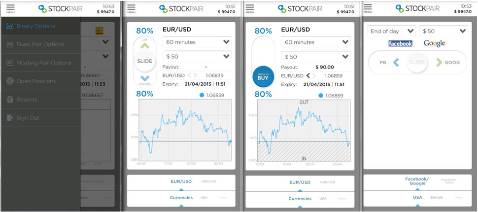 Stockpair's Mobile Trading App Preview