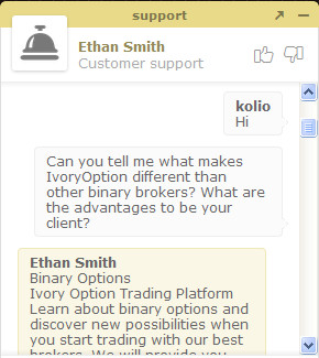 IvoryOption FAQ Chat