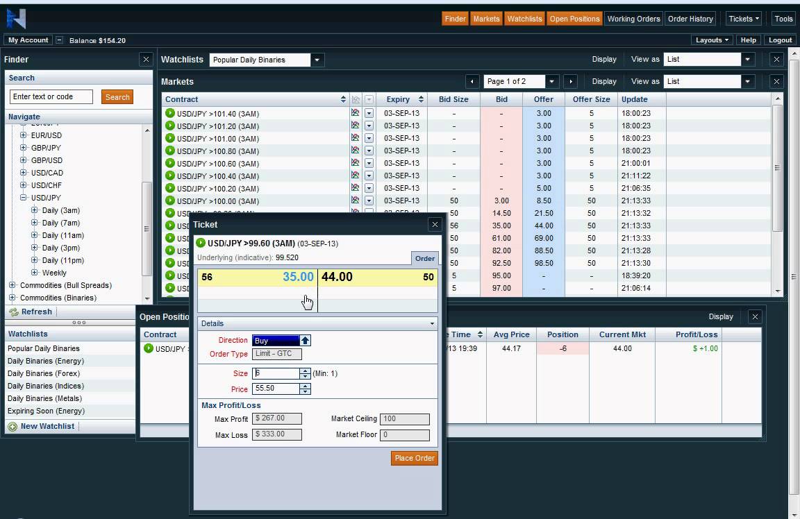 best time of night for nadex binary options