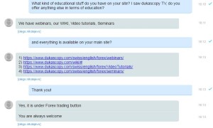 Dukascopy FAQ