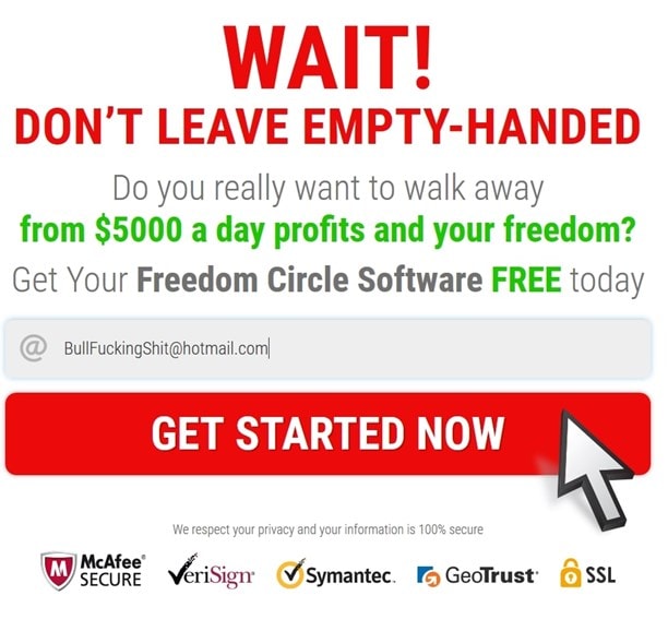 Freedom circle scam