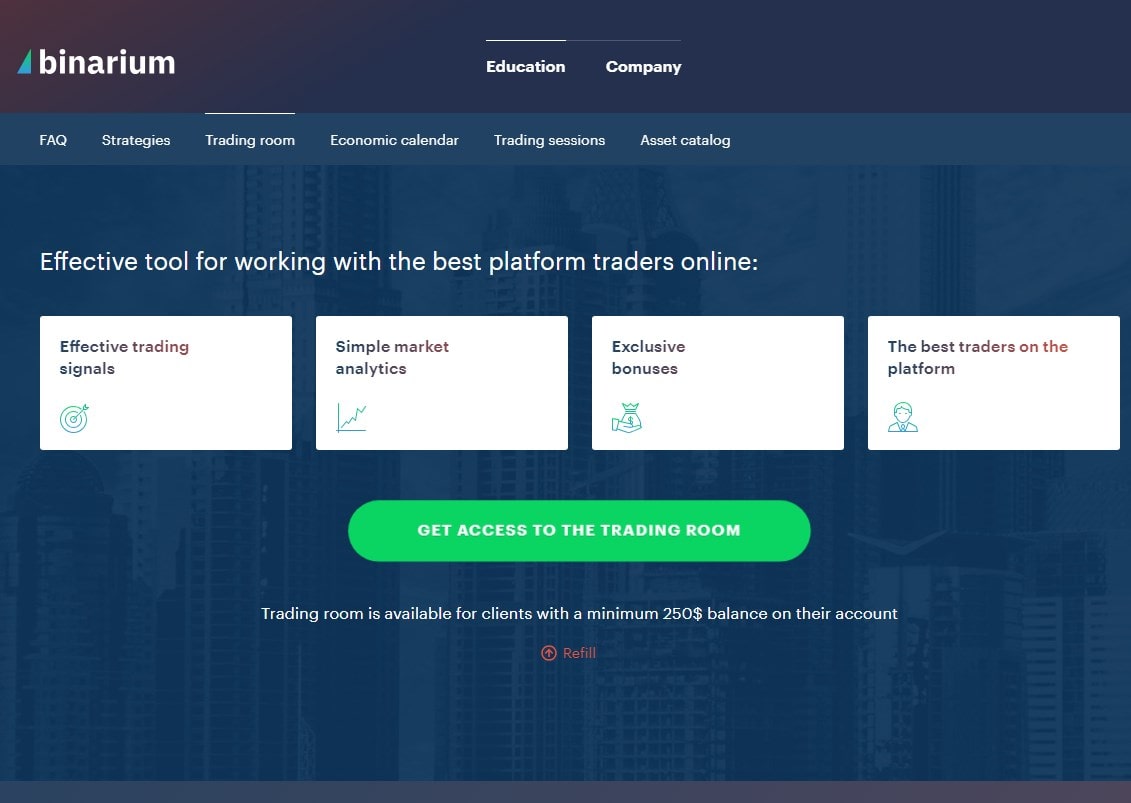 Binarium no deposit bonus