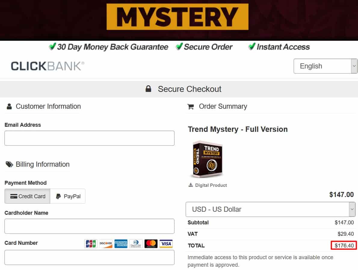 trend mystery expensive offer