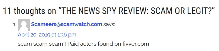 The News Spy exposed