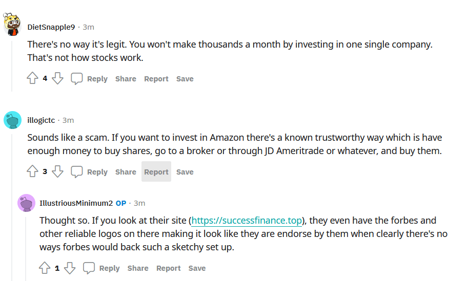 amazon comment